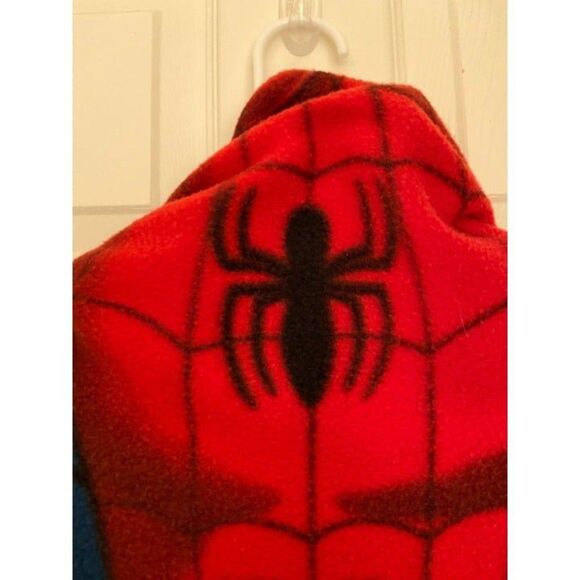 Fleece Spider Man Robe (Youth one size) - Picture 4 of 7